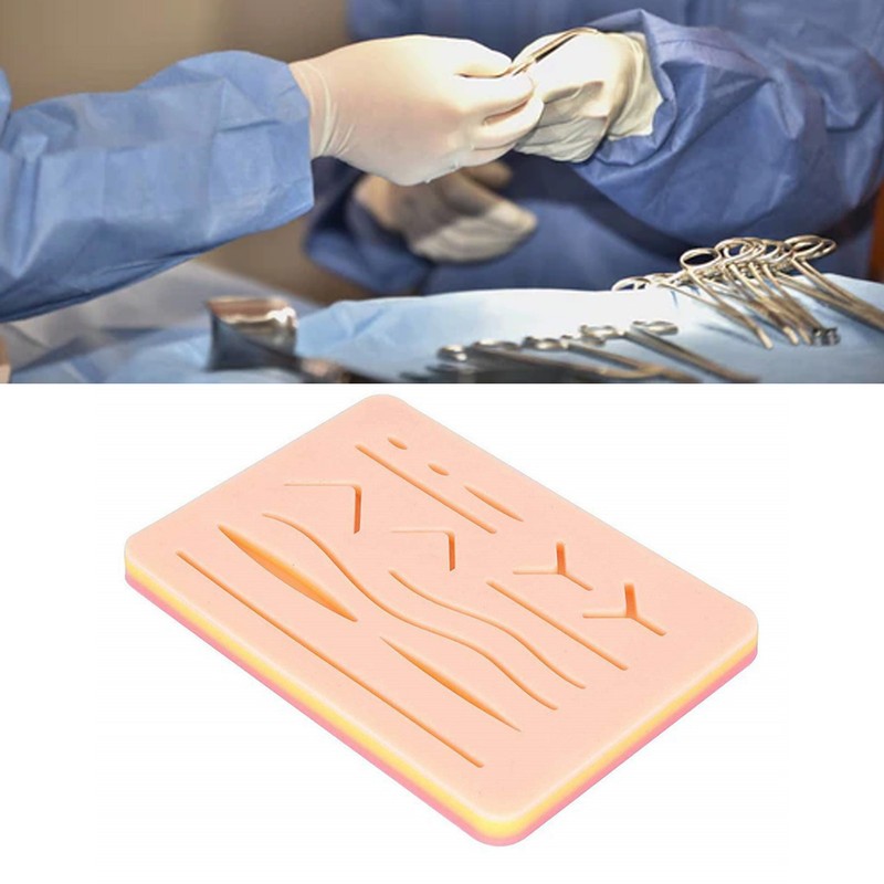 Suture Practice Pad 3 Layers Food Grade Silicone Odorless High