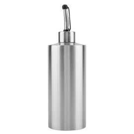 550mL Stainless Steel Oil Bottle Vinegar Sauce Dispenser Container Home Kitchen Supplies(A)