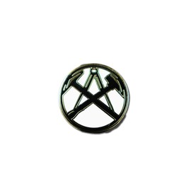 Steelmonks Zunft-Anstecker | Geschenk für Handwerker | Zunftzeichen Geschenk | Hochwertiger Anstecker für Handwerker | Perfektes Zunftzeichen Geschenk | (Dachdecker)