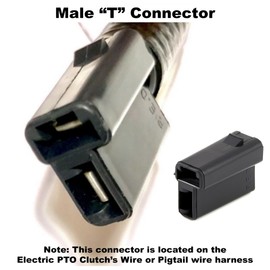 HD Switch Wire Harness Connector Repair Kit Electric PTO Clutch Male Plug for All Case IH Ingersoll Jocobsen New Holland AGCO King Cat Lawn Mowers & More