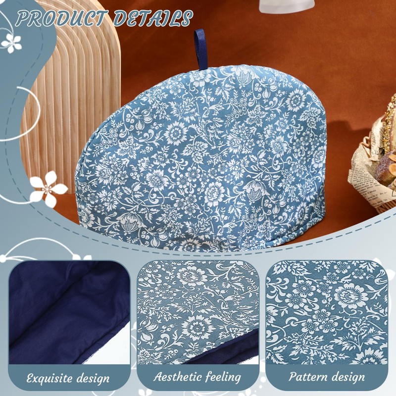 RUNROTOO Tea Cozy Teapot Warmer Insulation Cover Printed Household Tea