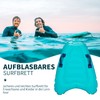 BIGTREE Bodyboard Inflatable Surfboard, Lightweight Portable Swimming Board with Handles,
