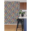 Calix Indigo Twisted Geo Wallpaper