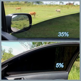 TOYOCO 35% VLT Ceramic Car Window Tint Film - (24in x 15ft) Window Privacy Film, 99% Blocks UV & 95% IR Ray, Glare Reduction Blackout Window Film Auto Car Windshield Sun Shade Roll