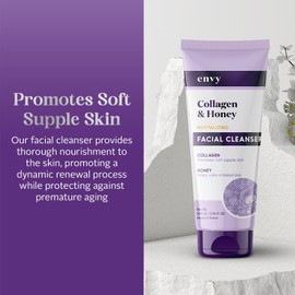 Envy Collagen Honey Facial Cleanser 1 Fl Oz Korean Skincare Vegan Cruelty Free