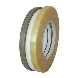 GGR Supplies Solvent Based Natural Rubber Adhesive Bag Sealing/Produce Tape Ideal for Sealing and Coding. 3/8” (9MM) x 180 YD (165M) (Pack of 1, White)