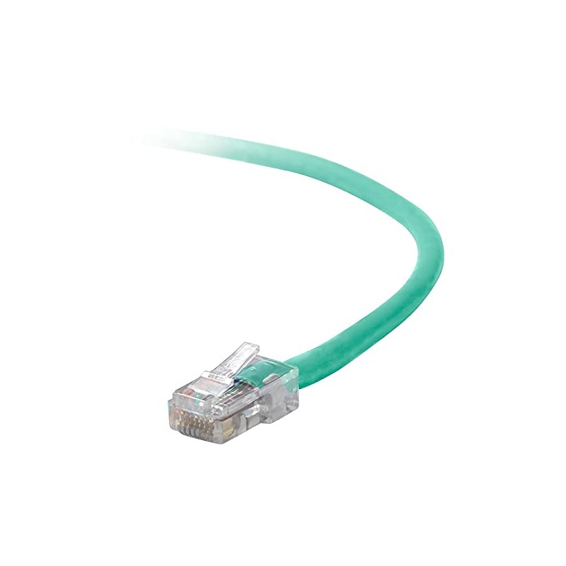 Belkin A3L791-01-GRN-S 1-Foot CAT5e Snagless Patch Cable (Green)