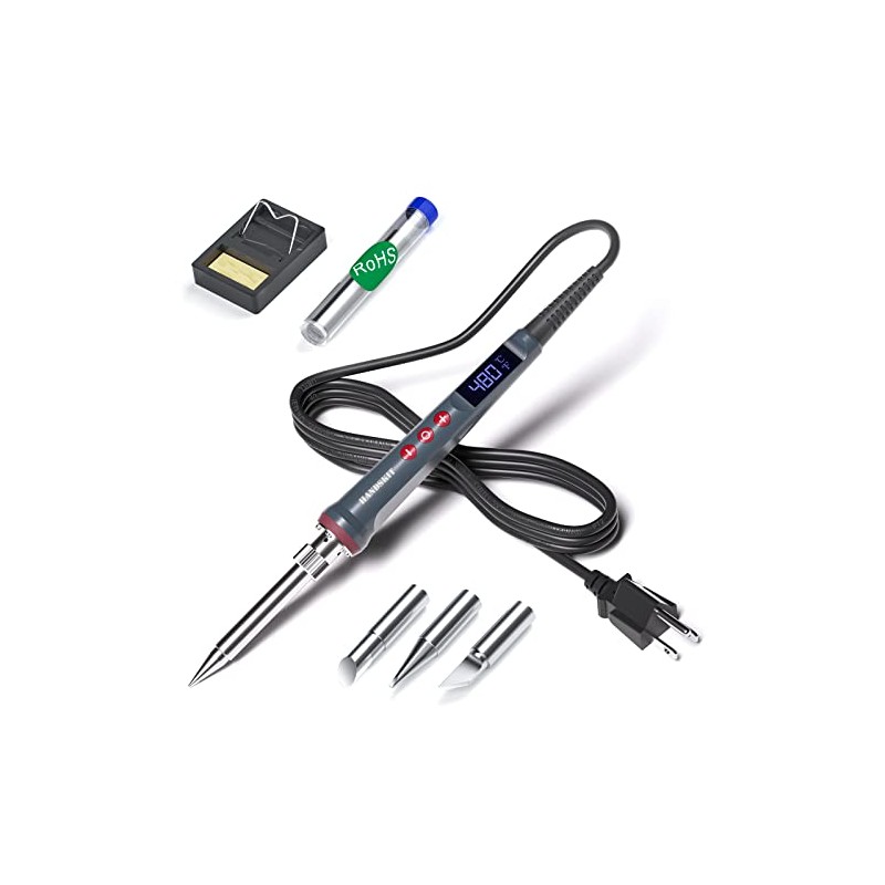 HANDSKIT 200W 220V Soldering Iron Tips, 4-Piece Replacement Tips for