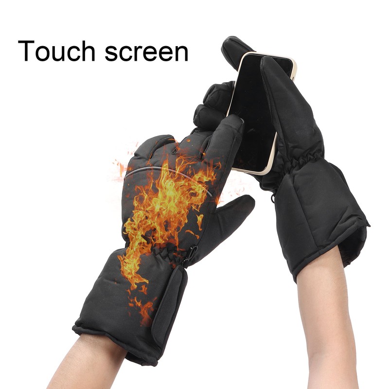Electric Heating Gloves Touchscreen Warm Heated Gloves Battery Powered Heating