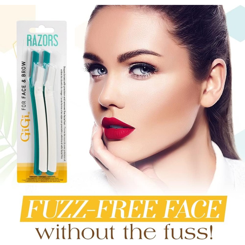 GiGi Navajas para Delinear Vello Facial Rostro y Cejas 4