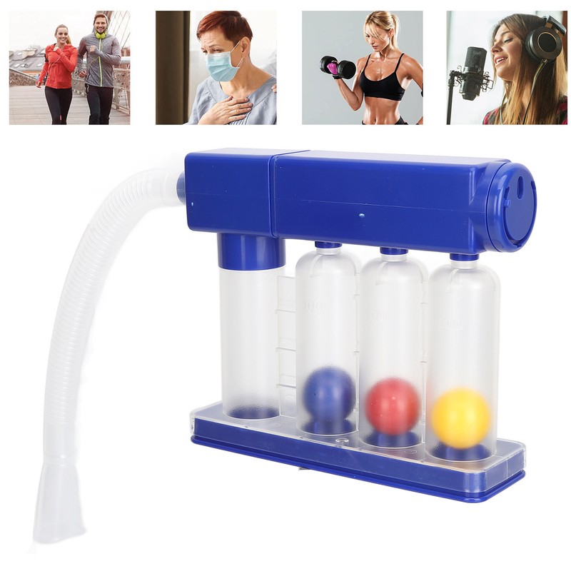 Deep Breathing Exerciser Washable Detachable Increase Lung Capacity Lung Breath