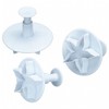 KitchenCraft Sweetly Does It Lotus Blossom Fondant Plunger Cutters, Set