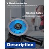 5Pcs/Box Porcelain Blade Super Thin Diamond Saw Blade 4.5" for
