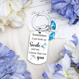 Dragonfly Gifts for Women Inspirational Dragonfly Jewelry Keychains Sympathy Gift Baskets Dragonflies Memorial Gifts for Dragonflies Lover Friend Family Birthday Christmas New Year Stocking Stuffers