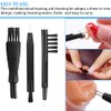 8Pcs Hearing Amplifier Cleaning Brushes,Hearing Aid Brushes Wire for Cleaning,