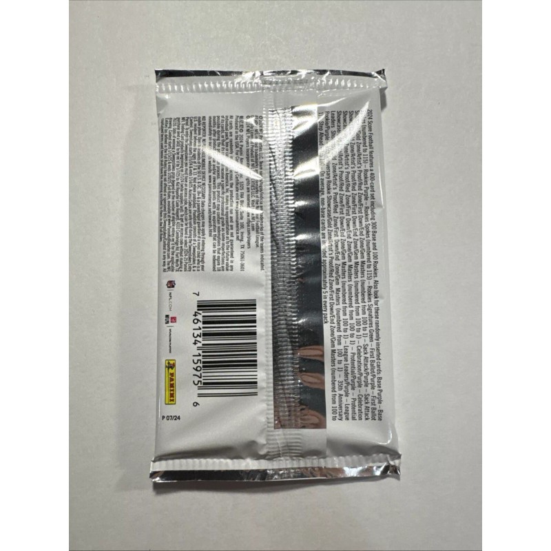 2024 Panini Score Football Retail Box Pack Factory Sealed Pack