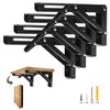 Folding Shelf Brackets, 12 Inch 4 Pcs Heavy Duty Wall