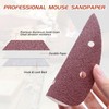 ZEHIQ Mouse Detail Sander Sandpaper, 5 Hole 40 Grit Sandpaper