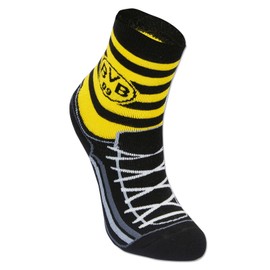Borussia Dortmund BVB Terry Socks Football Boots Pack of 2 Size, Black and yellow