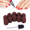 Pack of 10 Nail Art Sanding Caps, Special Nail Head