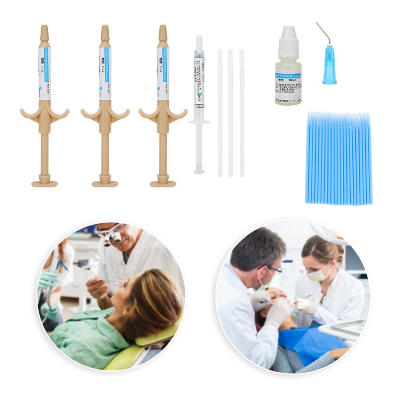 Dental Orthodontic Brackets Braces Glue Bonding Self Curing Adhesive Paste