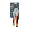 Truper PPT-10RX, Pinza de presión 10", mordaza recta, mango de