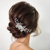 Unicra Peine para el pelo de novia de cristal de