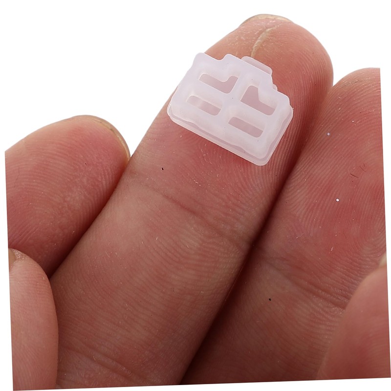 Gatuida 50pcs Ethernet Port Dust Replacement Caps Anti-dust Protector for