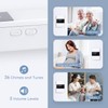 Aigostar waterproof portable wireless bell set, doorbell kit, LED flashing,