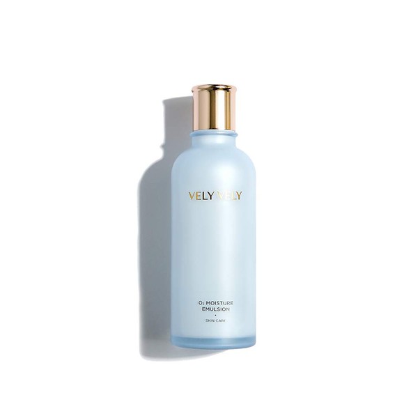 VELY VELY O2 Moisture Emulsion (5.07 fl oz/150ml) Deep Moisturizer Super Hydration Anti-Aging Pure Oxygen Water Natural Radiance Paraben-Free Facial Lotion For All Skin Types