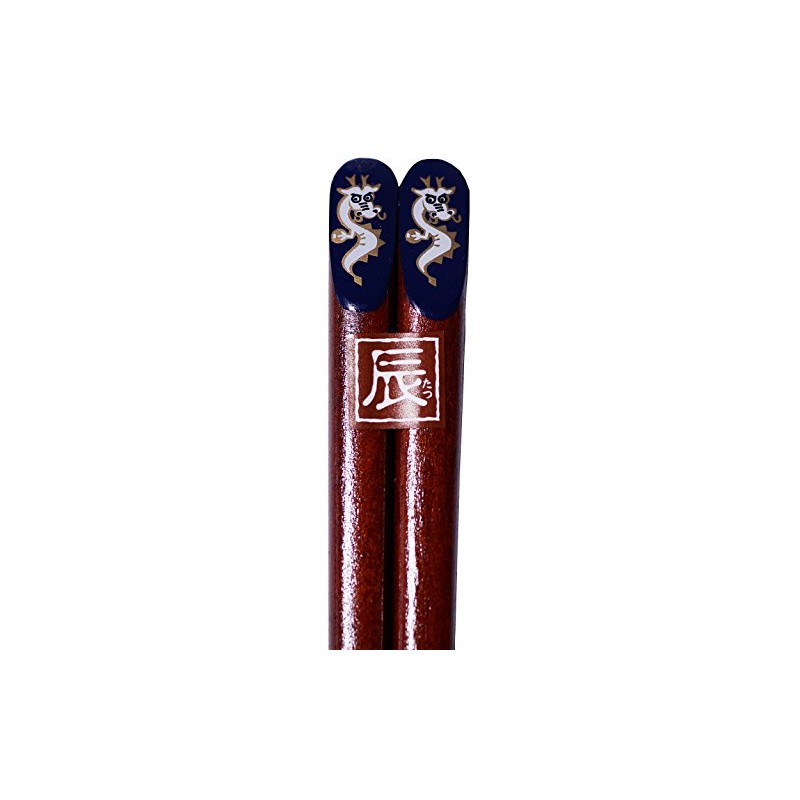 Ishida 12909-1 Young Narrow Painted Chopsticks, Furimuki, Zodiac Chopsticks, Etochi,