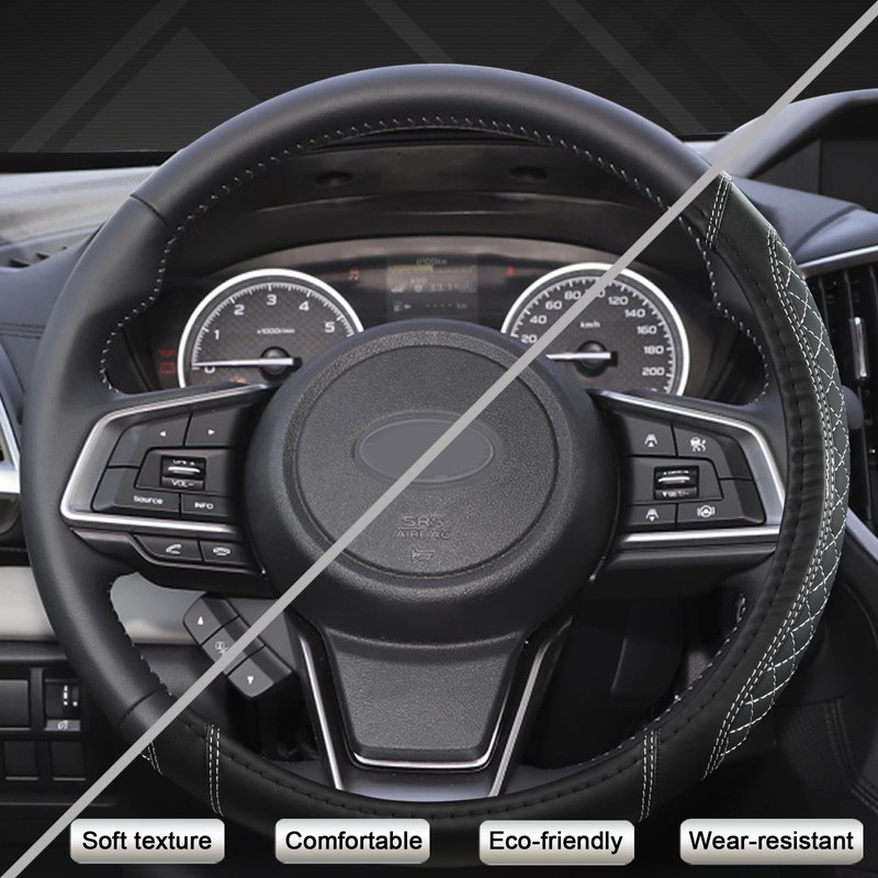West Llama Customized Auto Car Steering Wheel Cover for Subaru