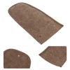 Motorcycle Fender Bib Cover Artificial Leather Decorative Pad Flame Pattern