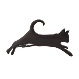 Yoursfs Necktie Clip, Cat, Cute, Black, Animal, Tie Clip, Cat, Unique, Brass, Stylish, Men's Accessories