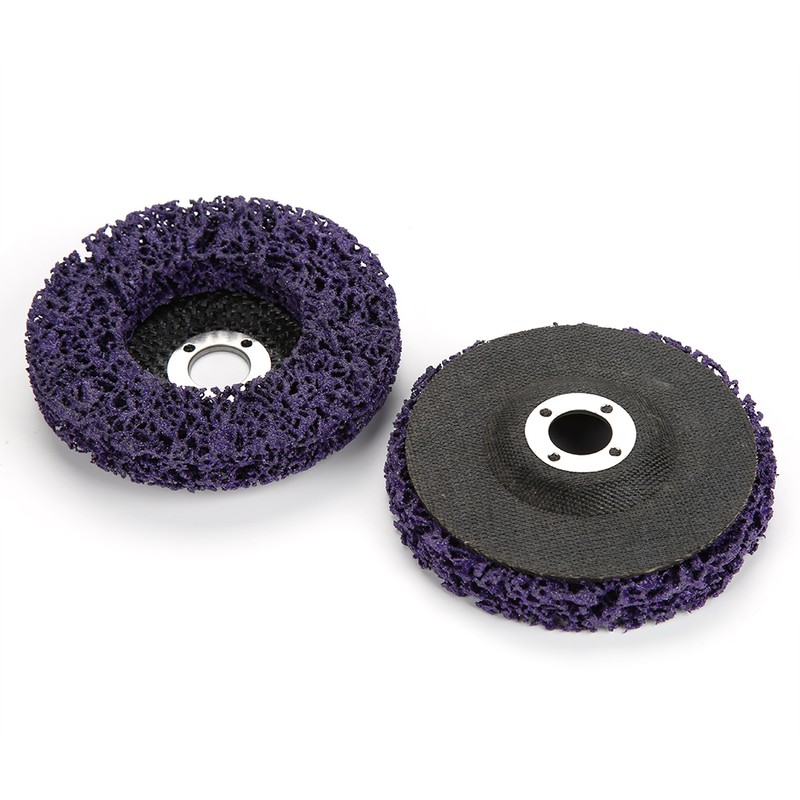 5Pcs 100mm Poly Strip Wheel Disc Paint Rust Removal Tool
