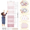 iHansee 5 Tier Stuffed Animal Storage Shelf Net, 17x61 Inch