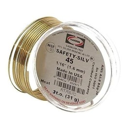 Harris 4531 Safety Silv 45 Silver Brazing Alloy 1 t.o.