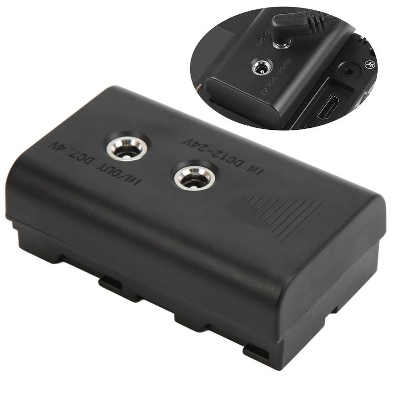 Dummy Battery with DC 7.4V Elbow Power Cable for Sony