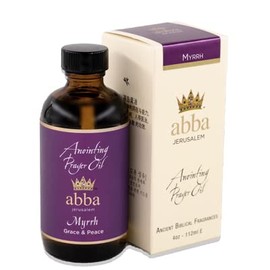 Abba Christian Products Myrrh Anointing Oil (4 oz) 1 pk