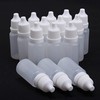 Empty Liquid Dropper Bottles Plastic Squeeze Refillable DIY Containers 50PCS