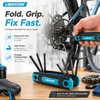 Folding Allen Wrench Set for Household Repairs – Chrome Vanadium