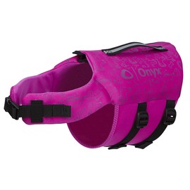 ONYX Neoprene Dog Life Vest, Purple, Large