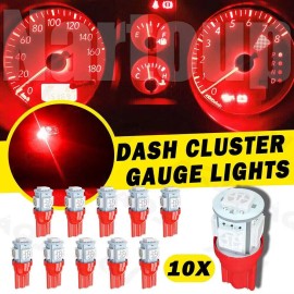Nartoup NEW Dash Cluster Gauge RED LED LIGHTS KIT Fits 1988-94 Chevy GMC C/K1500 C/K2500