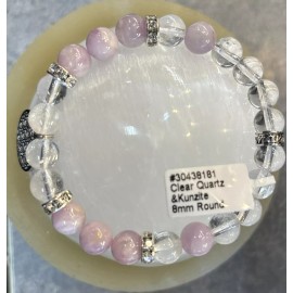 Unbranded Kenzie With Quartz And Flower Of Life Bracelet