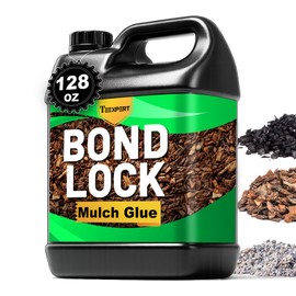 Teexpert Rock Glue for Landscaping, Mulch Glue 128OZ, Pea Gravel Binder Stabilizer, Bond Lock Rubber Mulch Anchor, Strong Rock Lock, Safe Landscape Lock for Lawn, Patio, Garden Border