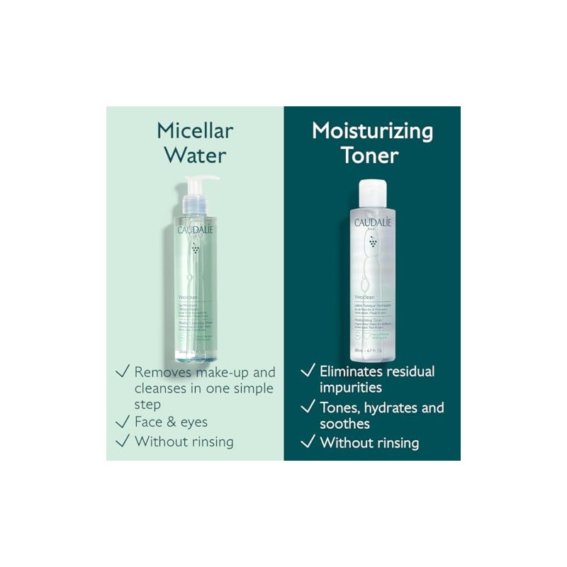 Caudalie Vinoclean Agua Micelar Limpiadora - 200 mL