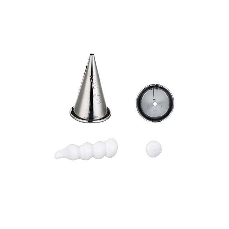thermohauser 12 Piece Stainless Steel Nozzle Set XXL 4-15mm Outlet