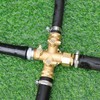 YELUN Garden Hose Splitter High Flow Splitter No Restricted-Flow Connector