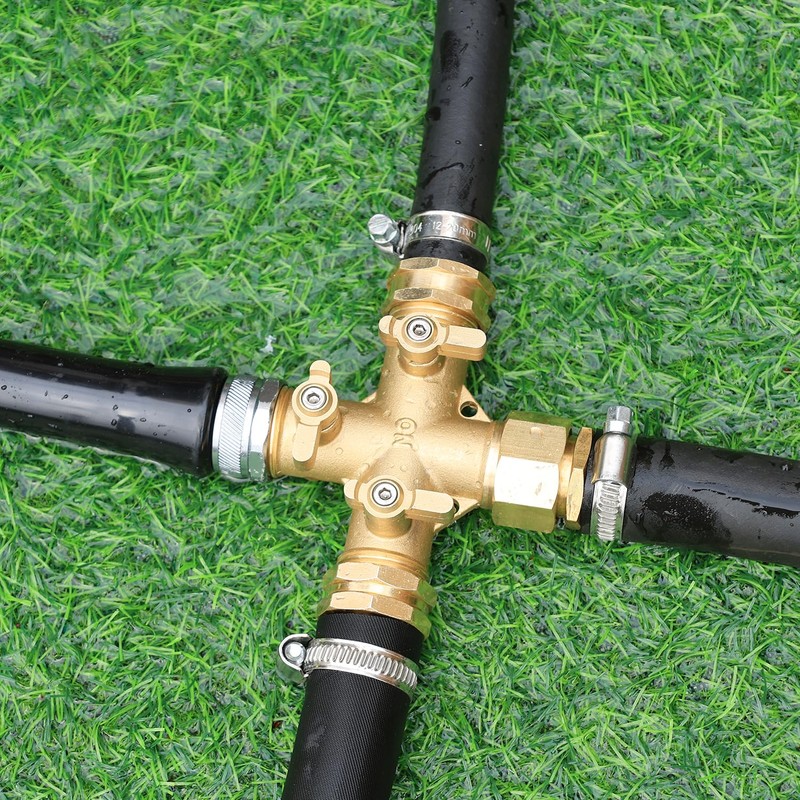 YELUN Garden Hose Splitter High Flow Splitter No Restricted-Flow Connector