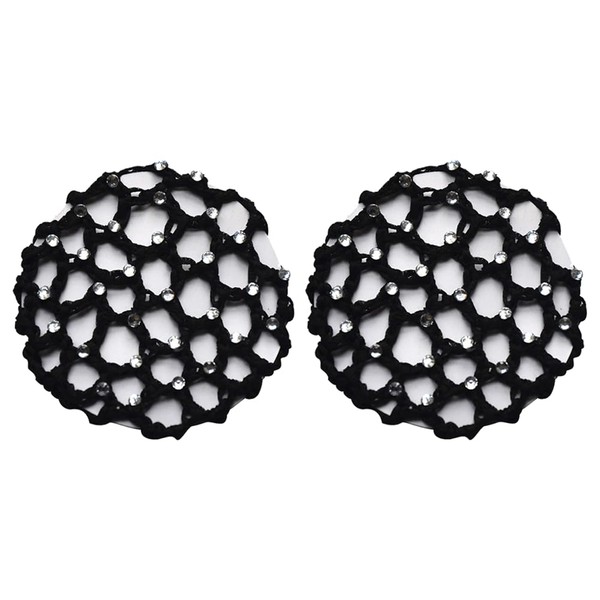 Much Hotter Handmade Crochet Bun Cover, 2 Pack, Women Hair